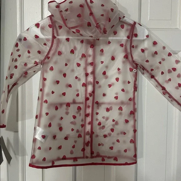 Hunter clear with strawberries rain coat - Picture 4 of 5